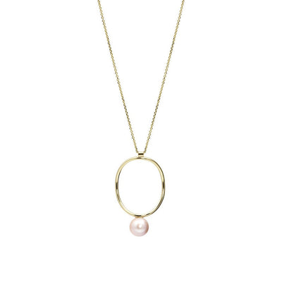 Pearl continuity necklace
